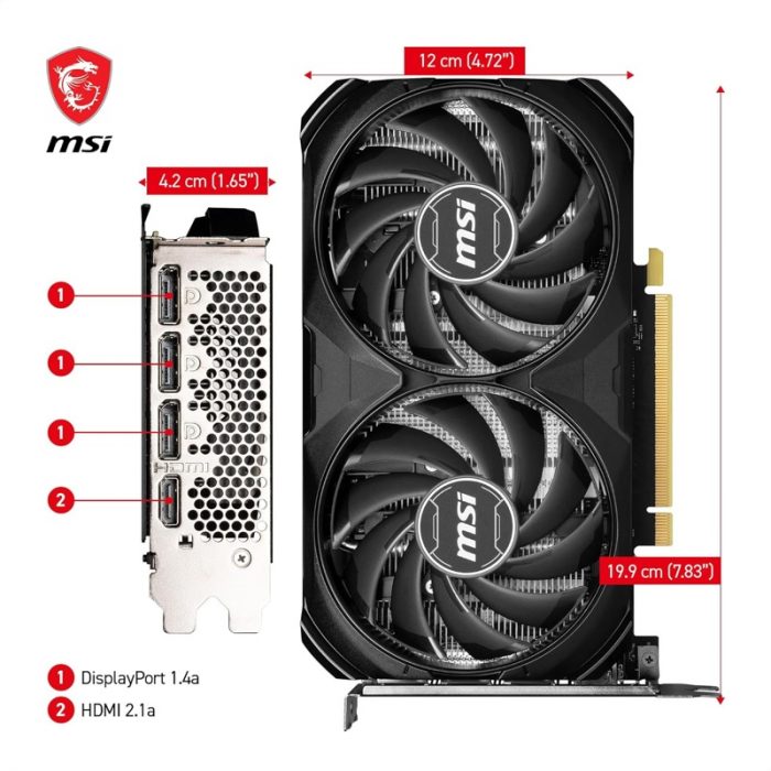 Tarjeta Gráfica MSI GeForce RTX 4060 Ti 16GB GDDR6 - Imagen 24