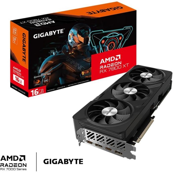 Tarjeta Gráfica Gigabyte RX 7800 XT Gaming OC 16 GB GDDR6 - Imagen 2