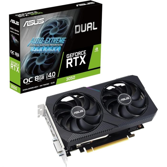 Tarjeta Gráfica ASUS Dual GeForce RTX 3050 8GB GDDR6 - Imagen 1