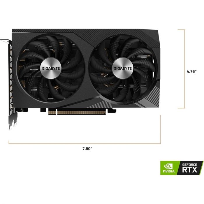 Tarjeta Gráfica Gigabyte RTX 3060 WINDFORCE OC 12 GB - Imagen 8