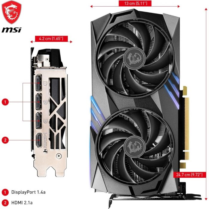 Tarjeta Gráfica MSI GeForce RTX 4060 Ti 16GB GDDR6 - Imagen 5