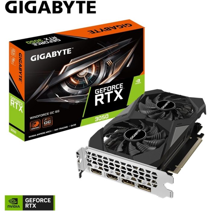 Tarjeta Gráfica Gigabyte RTX 3050 WINDFORCE OC V2 6 GB GDDR6 1477 MHz - Imagen 5