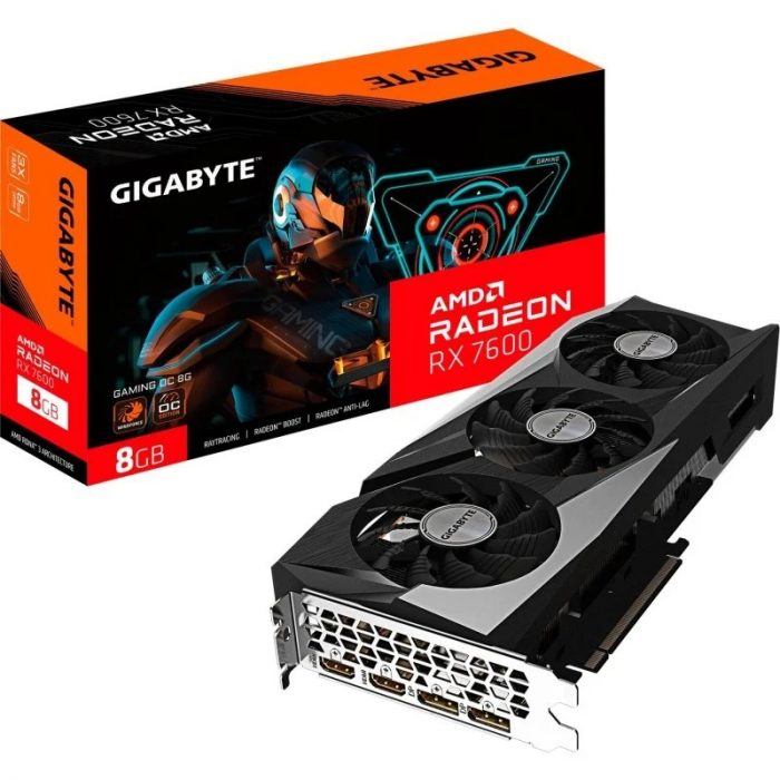 Tarjeta Gráfica Gigabyte RX 7600 Gaming OC 8 GB GDDR6 - Imagen 1