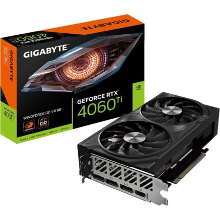 Tarjeta Gráfica GIGABYTE RTX 4060 Ti WINDFORCE OC V2 8GB