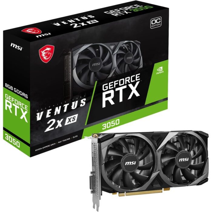 Tarjeta Gráfica MSI Ventus 2X/LP RTX 3050‑3060 OC 6‑12 GB GDDR6 - Imagen 30