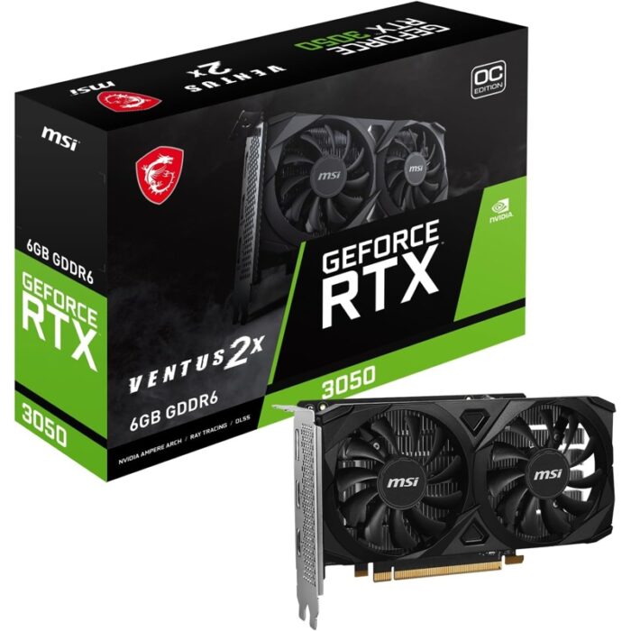 Tarjeta Gráfica MSI Ventus 2X/LP RTX 3050‑3060 OC 6‑12 GB GDDR6 - Imagen 29