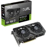 Tarjeta Gráfica ASUS Dual RTX 4070 EVO OC 12 GB GDDR6